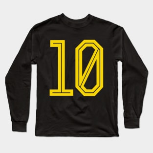 Yellow 10 Long Sleeve T-Shirt